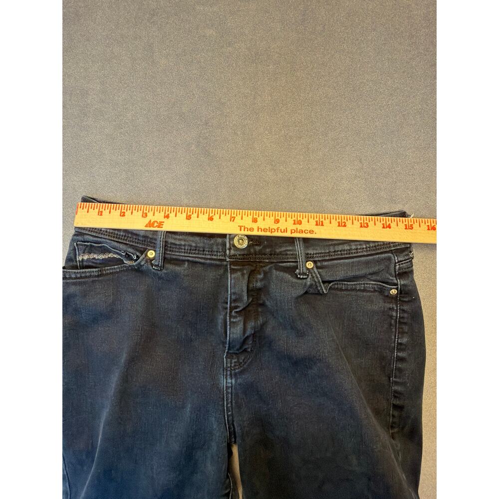 Levis 512 Women Jeans Blue Denim Bootcut Leg Stretch Mid Rise Pockets Casual 10M - Picture 9 of 12